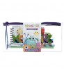 Estuche Transparente Set de 7 Piezas de Papelería