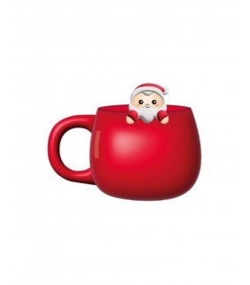 TAZZA IN CERAMICA CON CHARM SANTA CLAUS