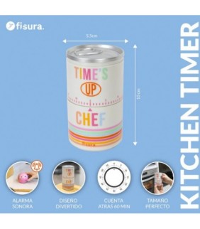 Temporizador de cocina ?Time?s up chef?