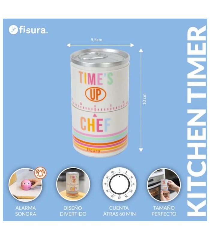 Temporizador de cocina ?Time?s up chef?