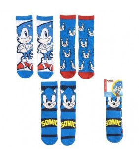 PACK CALCETINES 3 PIEZAS SONIC