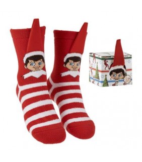 CALCETIN ANTIDESLIZANTE NAVIDEÑO THE ELF T27/30