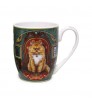 Taza de Porcelana Locura por los Gatos Lisa Parker