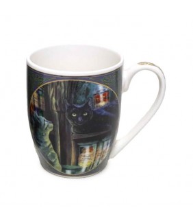 Taza de Porcelana Gato Emporio Mágico Lisa Parker