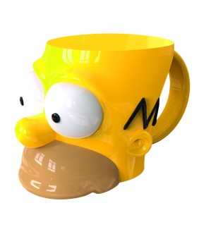 TAZA CERAMICA 3D EN CAJA REGALO SIMPSONS HOMER