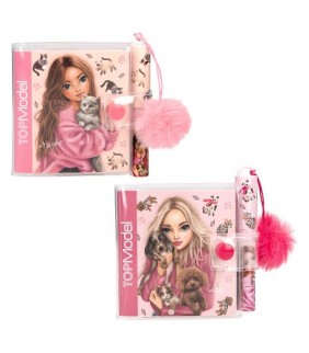 TOPModel mini bloc de notas con bolígrafo FUR EVER