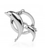 Dolphin Family Keychain