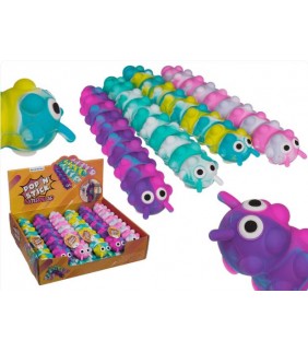 Juguete Fidget Pop N' Stick, Oruga,