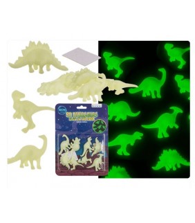 Dinosaurios 3D que brillan en la oscuridad, 7 cm