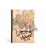 Diario secreto con candado maps