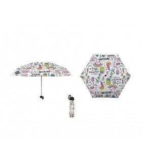 PARAGUAS PLEGABLE UNICORNIO