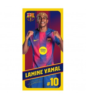 Toalla Lamine Yamal F.C Barcelona microfibra