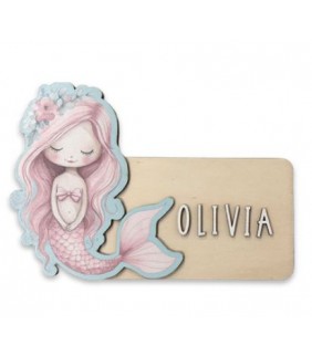 PLACA PERSONALIZABLE SIRENA