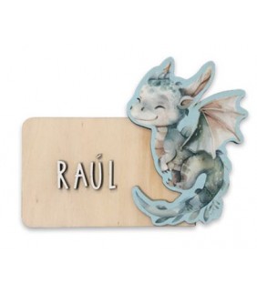 PLACA PERSONALIZABLE DRAGON