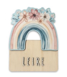 PLACA PERSONALIZABLE ARCOIRIS