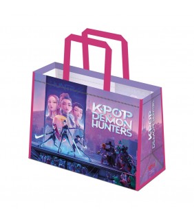 Bolsa shopping KPop Demon Hunters Cuadrada