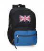 MOCHILA ADAP. 46CM 2C PEPE JEANS HENRY NEGRO