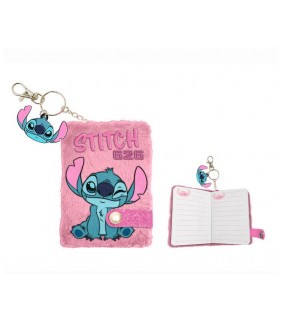 LIBRETA MINI PELUCHE STITCH + BOLI