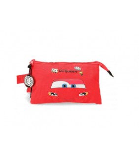 ESTUCHE 3C CARS MC. QUEEN ROJO