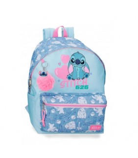 MOCHILA ADAP. 44CM. STITCH HEARTS