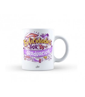 Taza ? Felicidades por tú graduación ? color 2