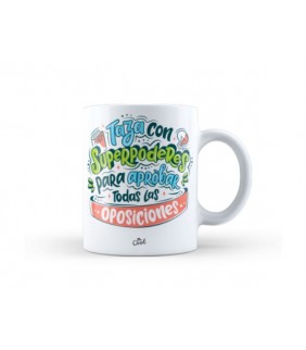 Taza ? Taza con superpoderes para aprobar opo