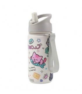 BOTELLA TRITAN 500ml GATO