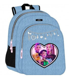 MOCHILA JUNIOR ADAPTABLE A CARRO K-POP DH HUNTRIX