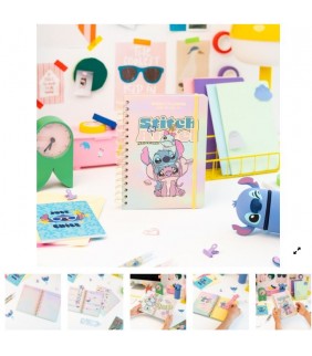 AGENDA ESCOLAR STITCH Y ANGEL 2026/2027