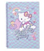 CUADERNO A4 HELLO KITTY 100 HOJAS CUADRICULA