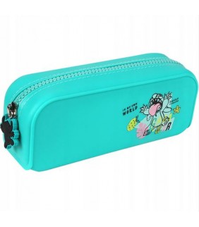 ESTUCHE SILICONA STITCH VERDE AGUA