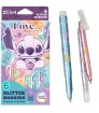 ROTULADORES GLITTER 6 UNIDADES STITCH