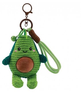 LLAVERO CROCHET AGUACATE