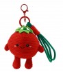 LLAVERO CROCHET TOMATE