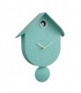 RELOJ CUCO PAJARO VERDE PASTEL