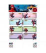 ETIQUETAS ADHESIVAS MARVEL SPIDERMAN