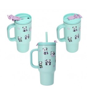 PENfection To Go vaso con pajita PANDA