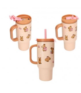 PENfection To Go vaso con pajita CAPYBARA