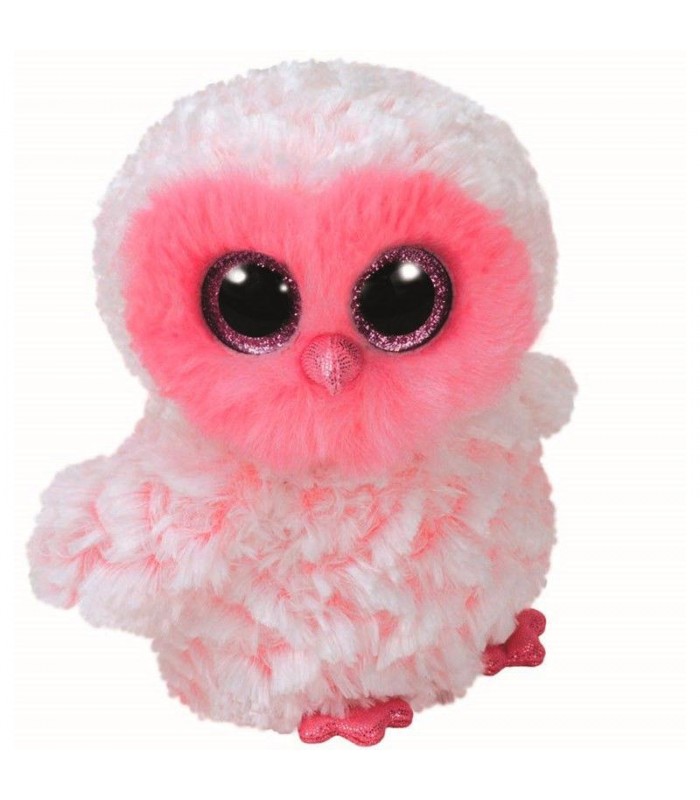 Búho rosa ty 20cm