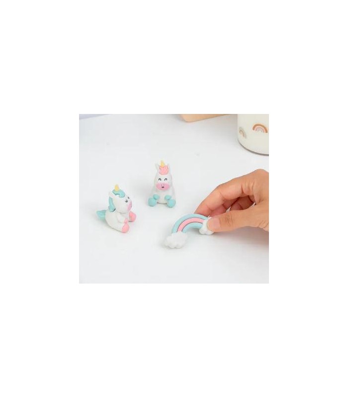 Set de gomas de borrar con formas - Unicornio