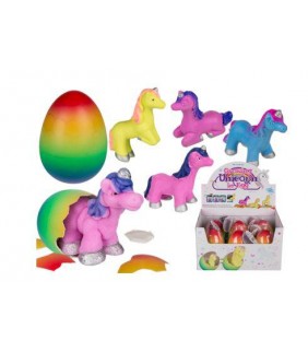 Unicornio que crece en huevo