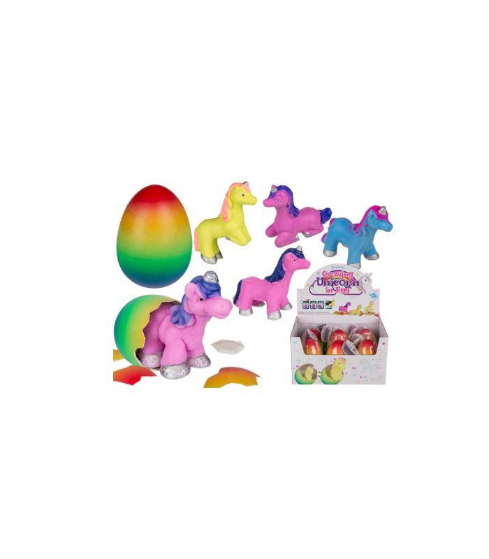 Unicornio que crece en huevo