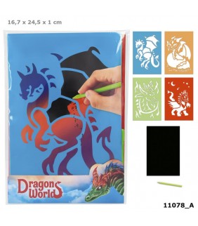Tarjetas Magic Sratch Dino World