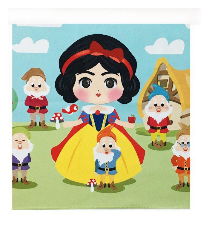Toalla microfibra Blancanieves 40x80cm