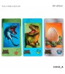 Dino World Minilibro de colorear con forma de móvi