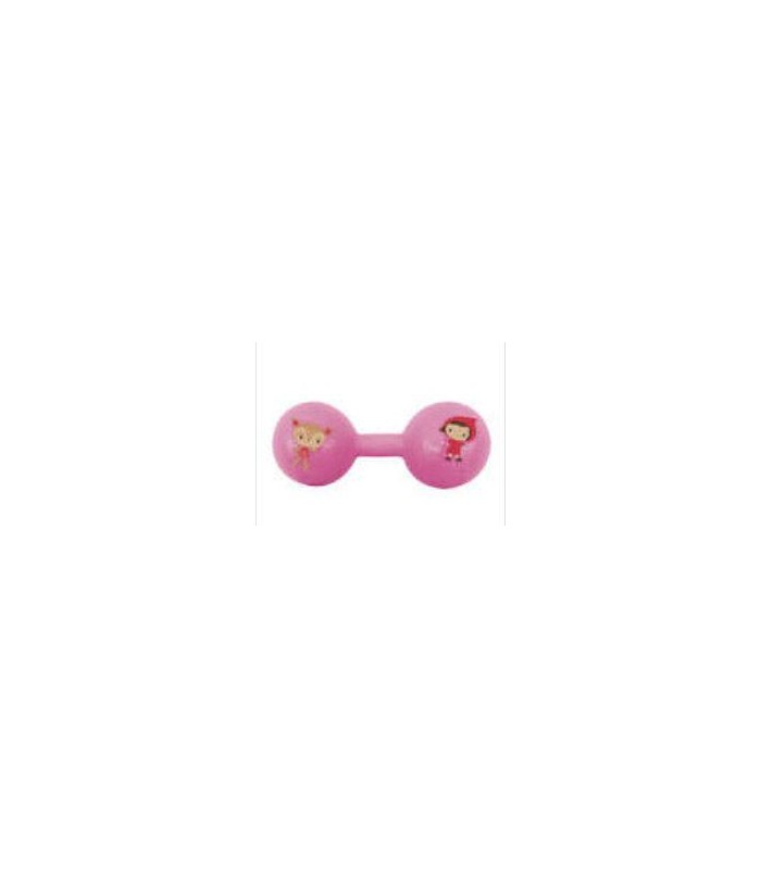 Sonajero pesas rosa