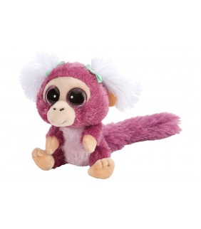 Peluche Mona Rosa ojitos 14cm