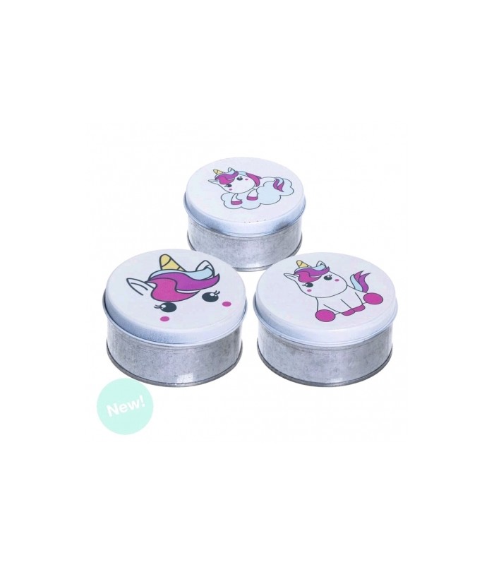 Cajita metal Unicornio 3M