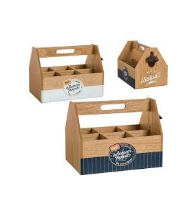 Caja de madera BEBIDA ABRIDOR  PAPÁ INFLUENCER 