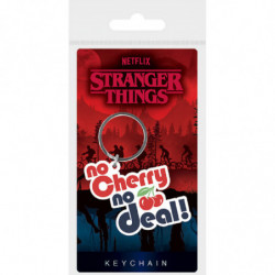 Stranger Things No Cherry No Deal Rubber Keychain